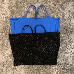 TWO lululemon power Y tanks